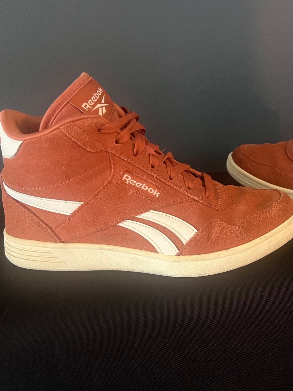 Reebok Women’s Retro Rust Suede Mid-Top Sneakers